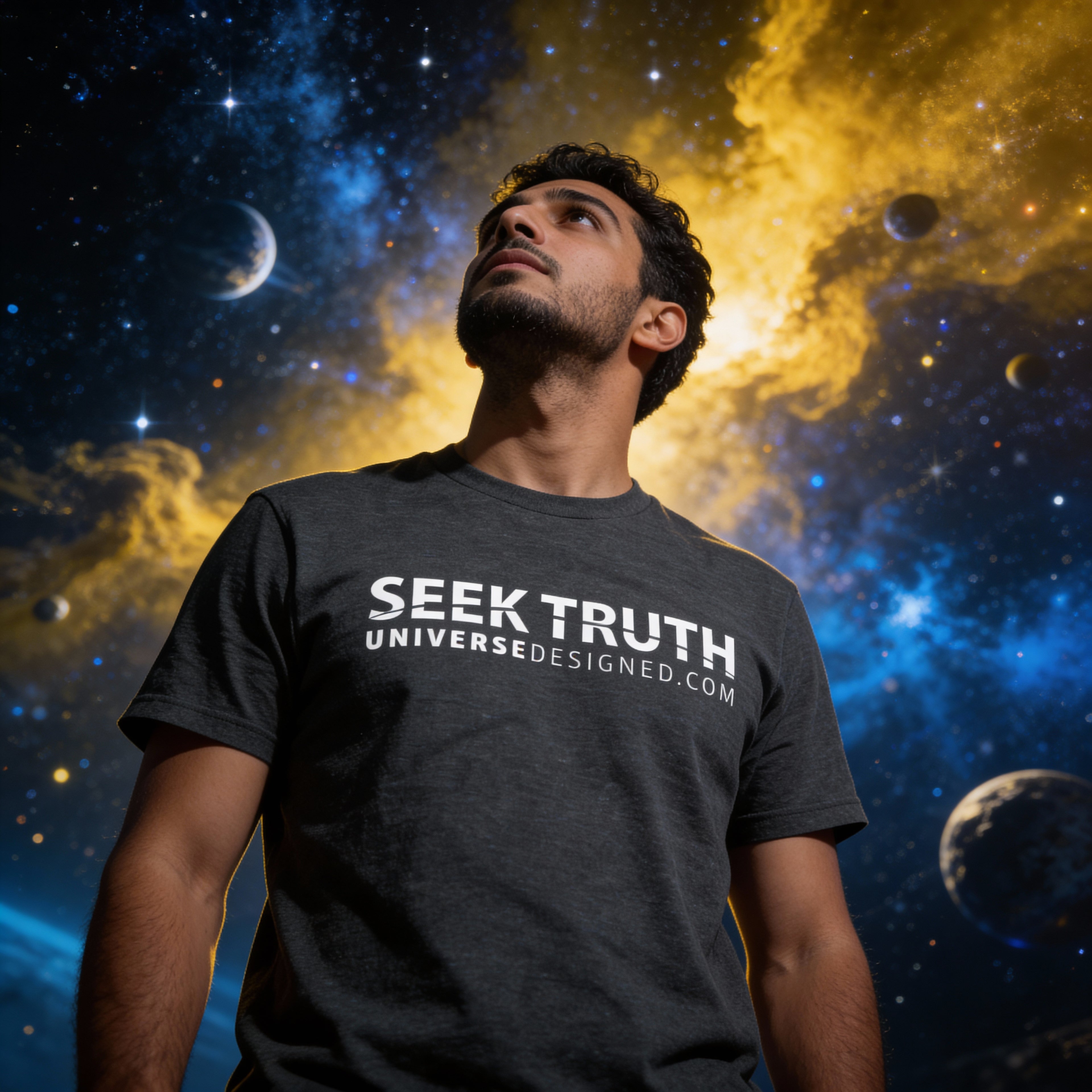 Universe Designed Seek Truth T-Shirt